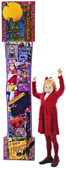 Giant Halloween Stocking
Filled With Toys
Comes With Entry Blanks & Box
6 Foot -  $149.50
8 Foot -  $199.50